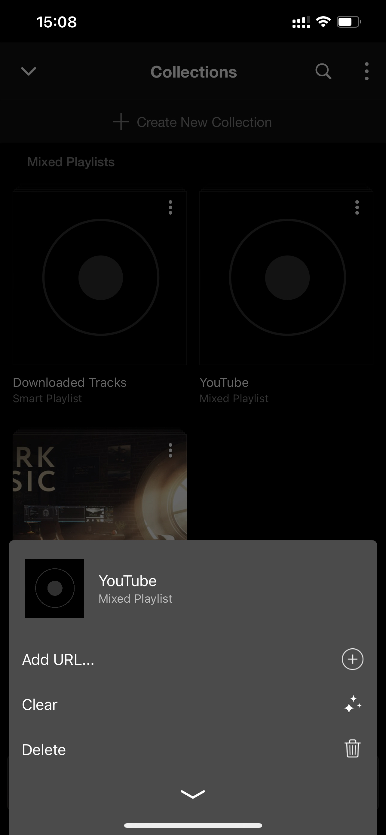 Add Youtube Playlist URL to play in background on iPhone