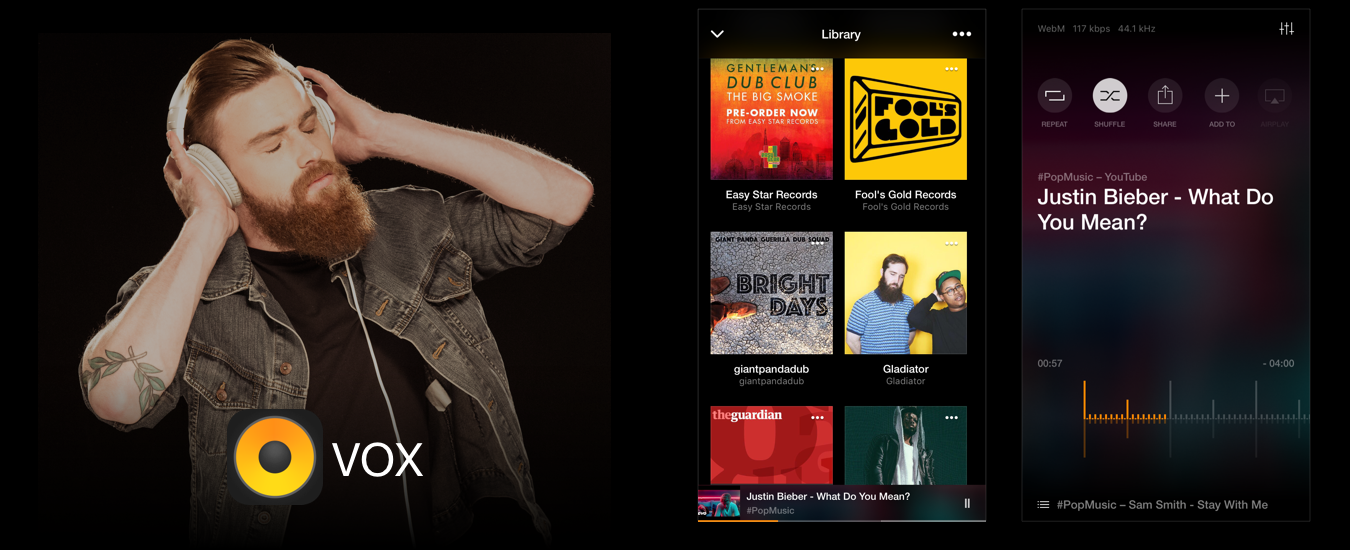 iOS Music Player - VOX