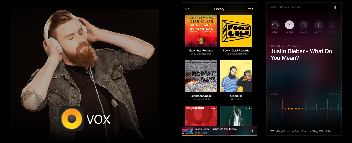 whats vox music app