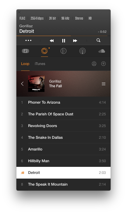 Extension Player for Spotify